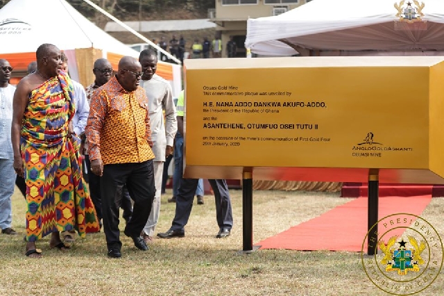 Obuasi mine returned to productivity after first gold pour since 2014 – Akufo-Addo
