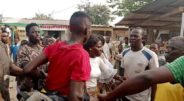 Two mobile money fraudsters nearly lynched at Awutu Bereku