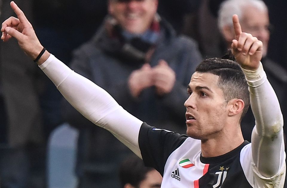 Cristiano Ronaldo scored yet another brace for Juventus Sunday to take his tally for the club to 50 goals.The Portuguese international only joined the Italian