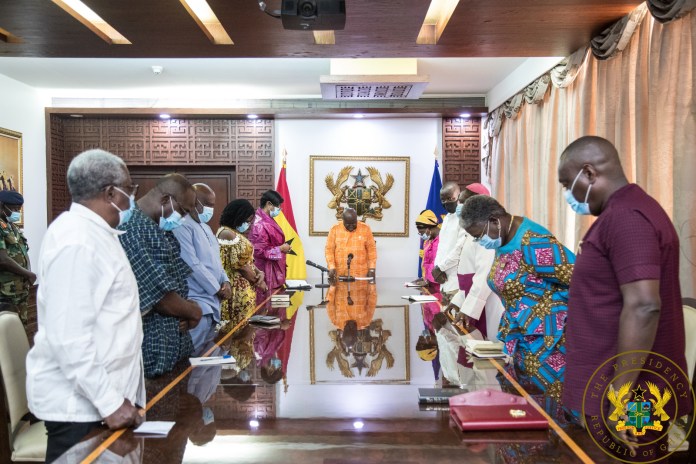 President Akufo-Addo inaugurates Board of Trustees for COVID-19 National Trust Fund