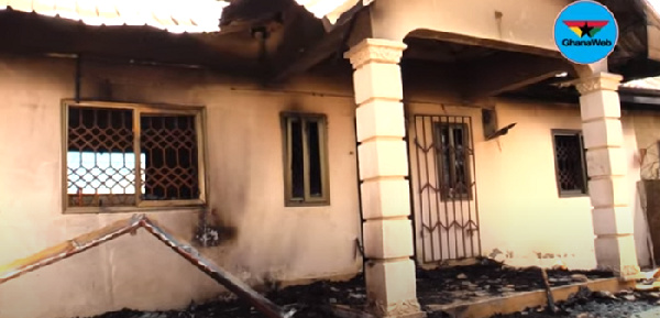 Ofankor murder: Angry residents burn down 'killer' landlord’s property