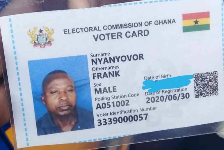 First Photos Of Ghana’s New Voters ID Card Surfaces Online