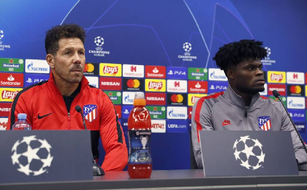 Thomas Partey’s Atletico to face Leipzig in Champions League quarterfinal