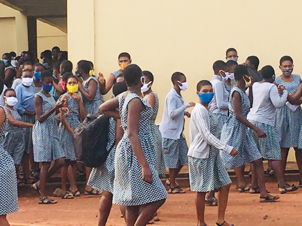 Tension at Accra Girls as parents storm school to pick up wards