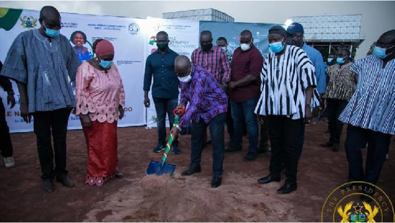 Akufo-Addo cuts sod for Tamale water project