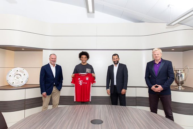 Leroy Sane completes Bayern Munich move from Manchester City