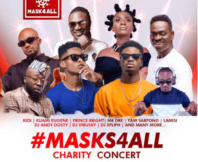Mask4all charity concert slated for Saturday, July 18