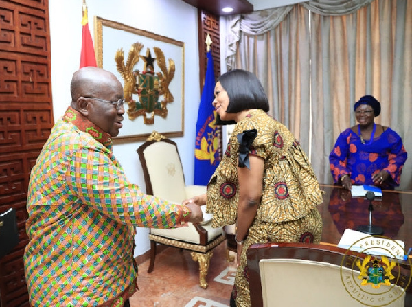 Akufo-Addo throws out petition to dismiss Jean Mensa