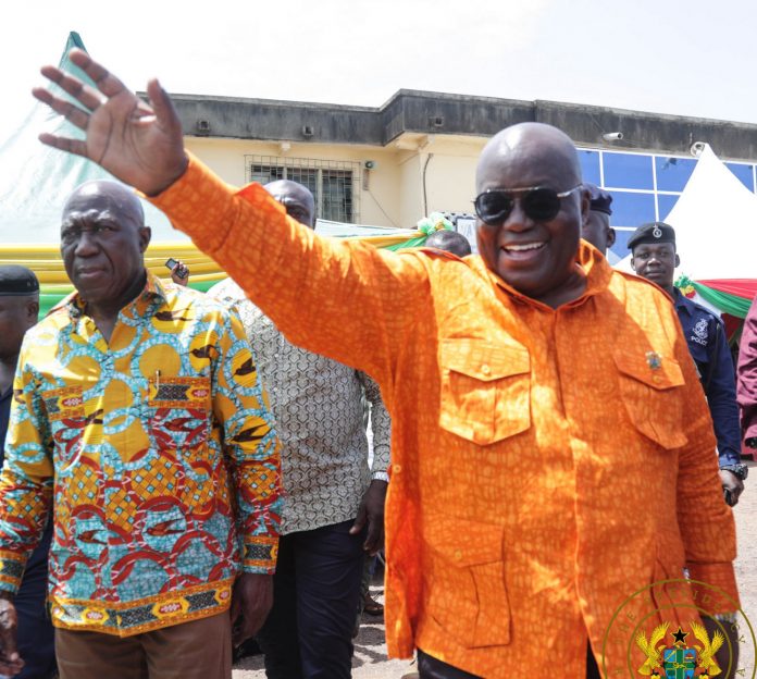 Ghanaians shower praise on Akufo-Addo for nationwide infrastructure projects in first term