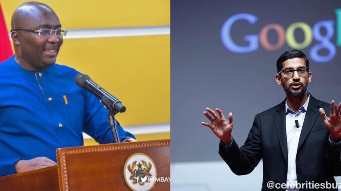 Google CEO Speaks on Why Bawumia’s Images and Office Appear as the Biggest Liar in Ghana