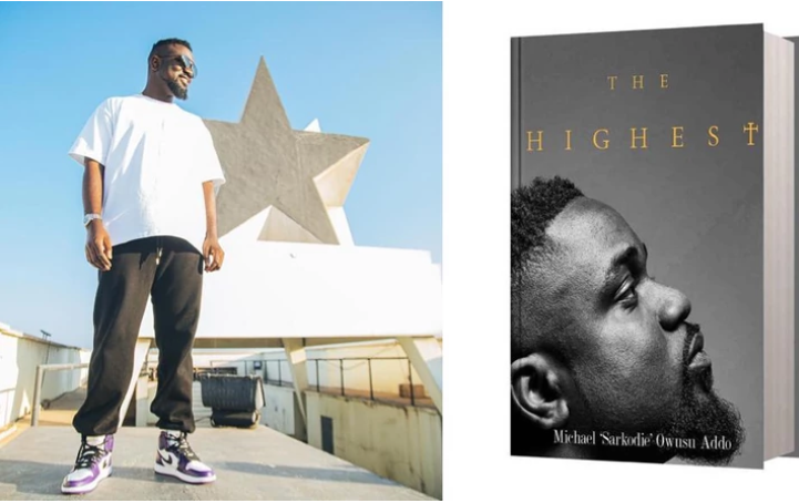 The Ghanaian rapper has taken to social media to announce that a book about him is ready for publishing. The book has been titled 'The Highest', an
