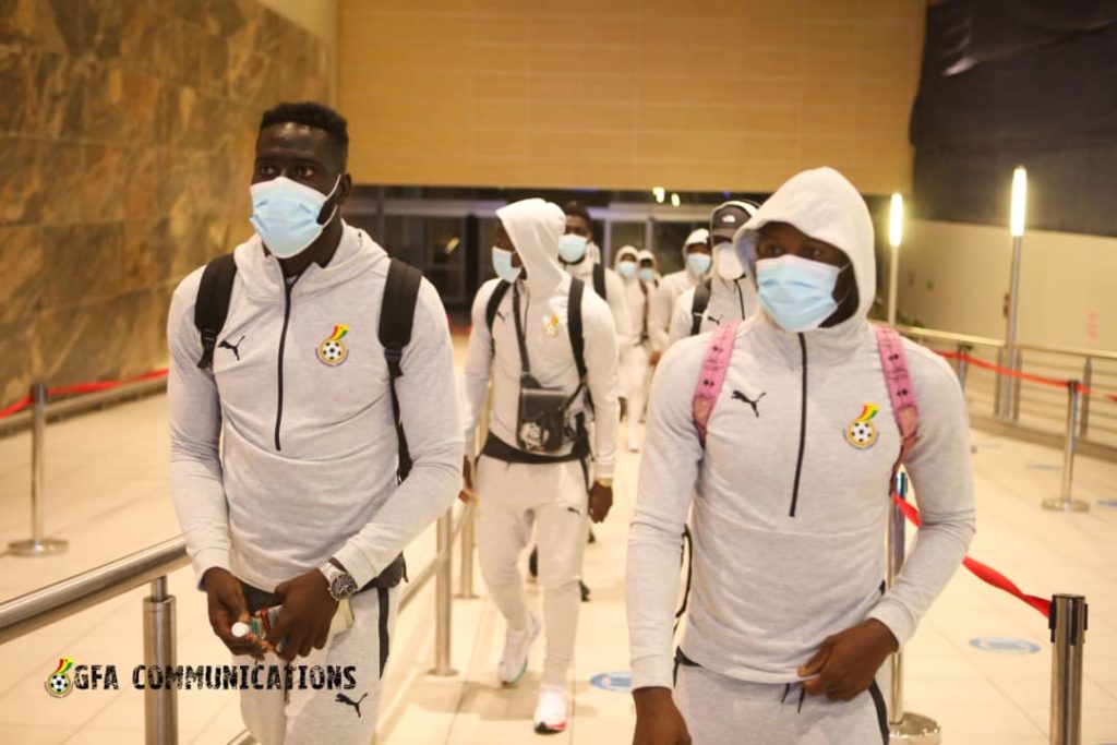 AFCON 2021 Qualifiers: Black Stars arrive in Johannesburg for South Africa clash
