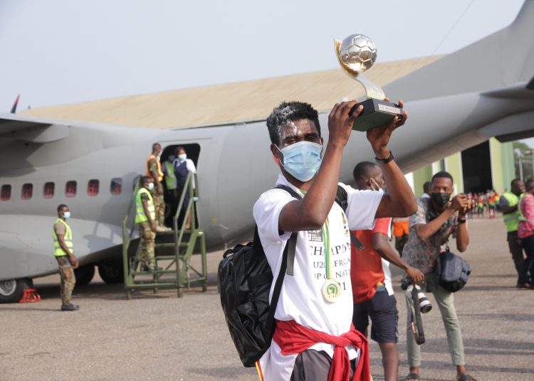 U-20 AFCON: Black Satellites arrive in Ghana after conquering Africa